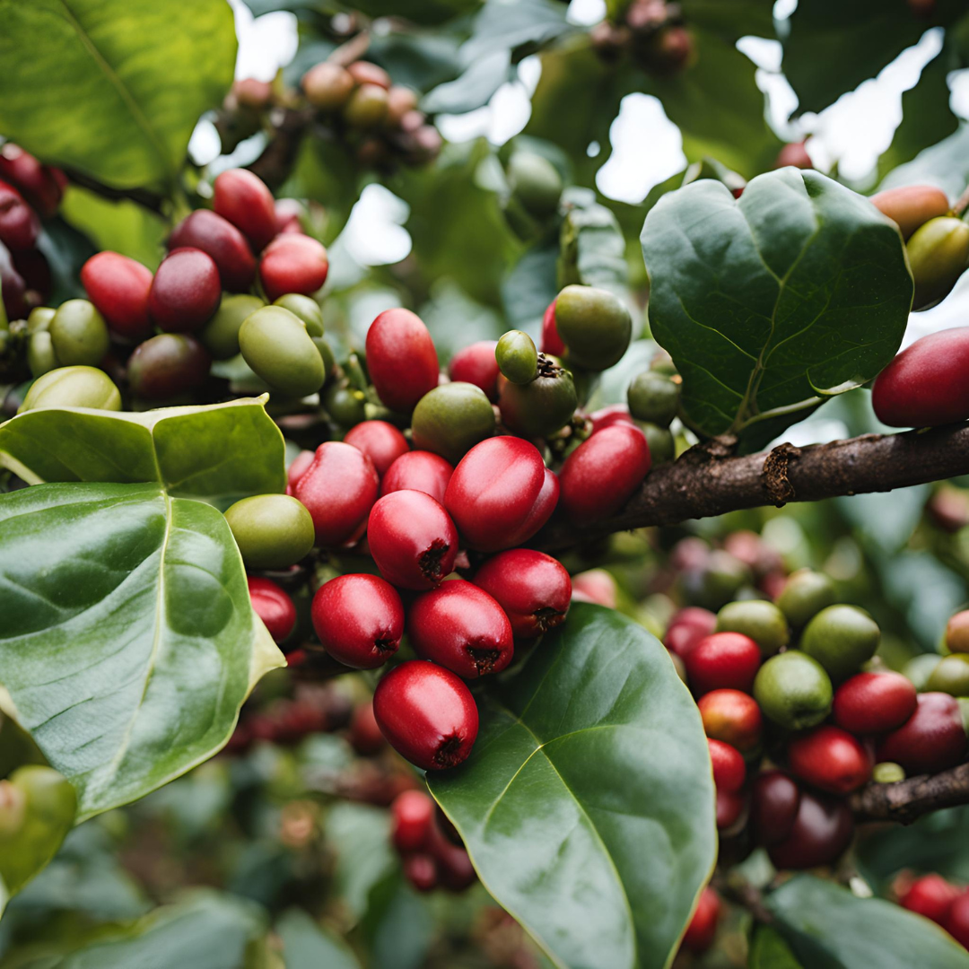 Yemen coffee cherries